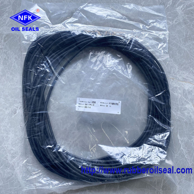75FKM FPM Black Matte Rubber O Ring Wear Resistant Pressure Resistant