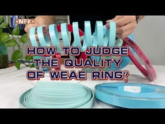 재료 PTFE 수압 마모 반지 고 탄력성 마모 저항 기계